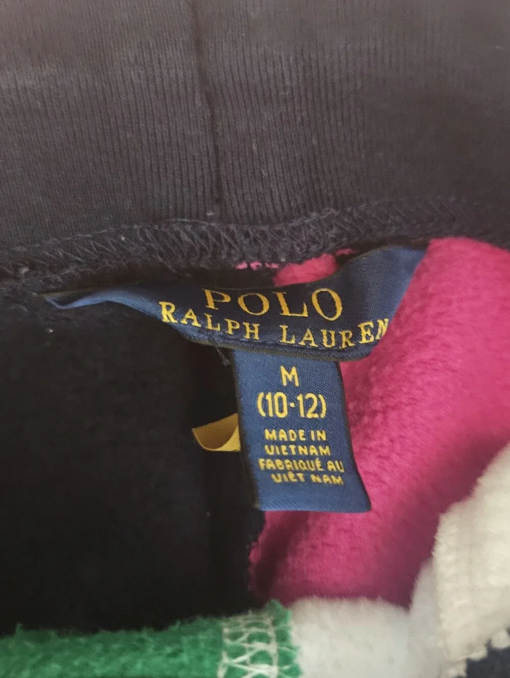 Polo Ralph Lauren Boys Colorblock Fleece Shorts Size M 10-12